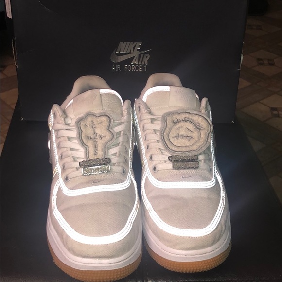 Nike Air Force 1 Low Travis Scott Size 10 - Picture 6 of 8